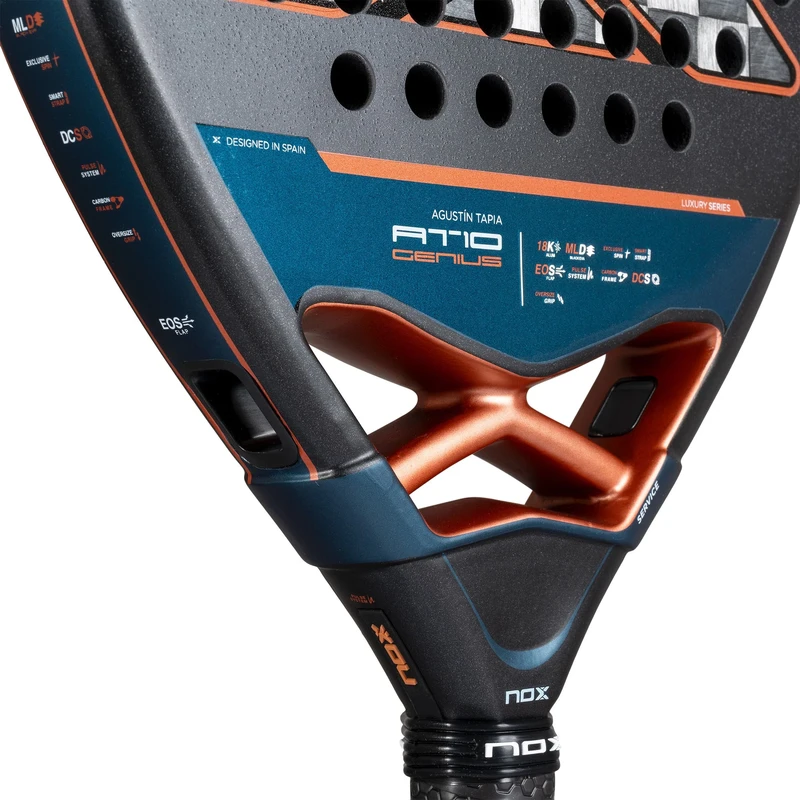 Pala Nox AT10 Luxury Genius Attack 18K Alum 2025 - Agustín Tapia - Imagen 5
