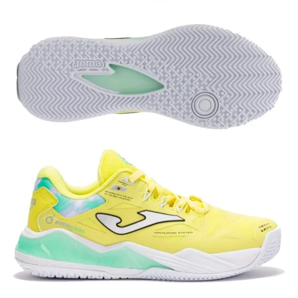 Zapatillas Joma Spin Lady 2509 Amarillo