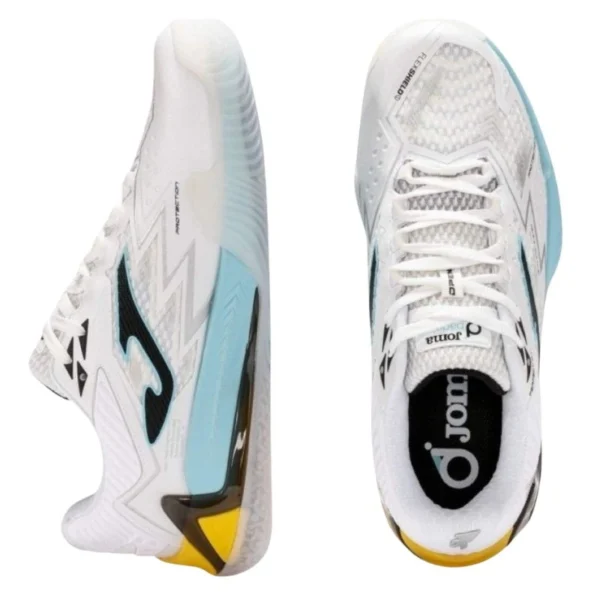 Zapatillas Joma Open Men 2502 Blanco/Turquesa