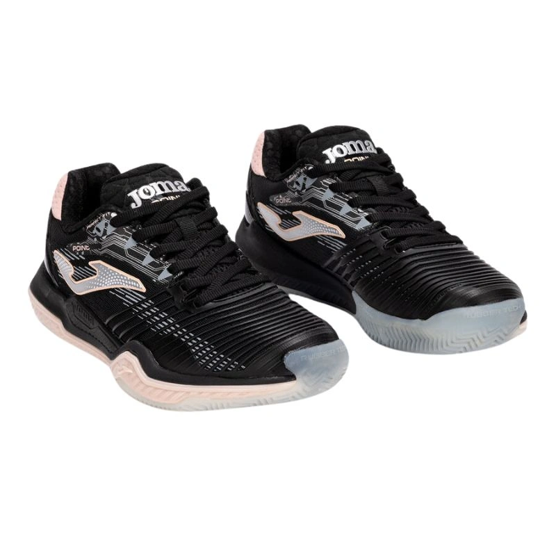 Zapatillas Joma Point Lady 2501 Negro/Rosa - Imagen 2