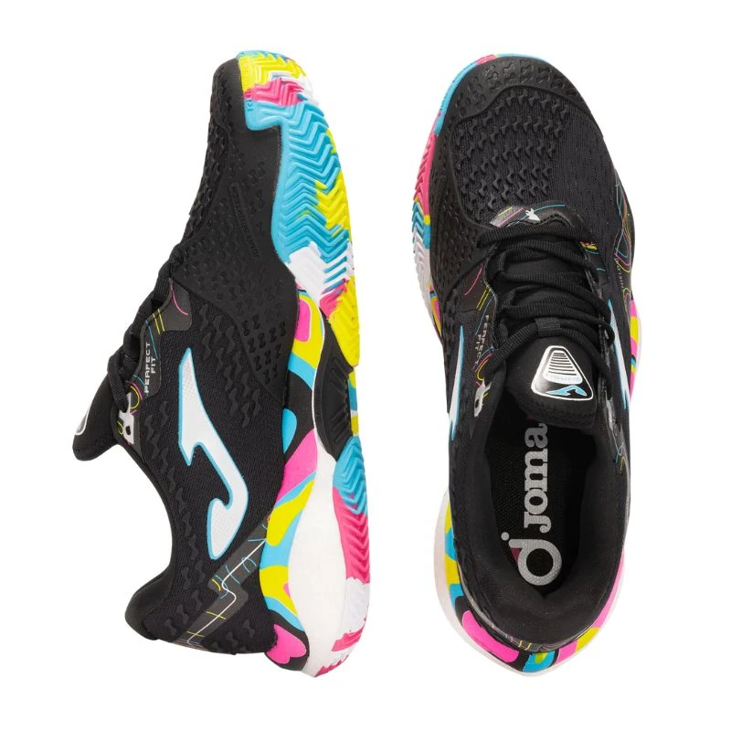 Zapatillas Joma Smash Men 2591 Negro/Multicolor 2025 - Imagen 3