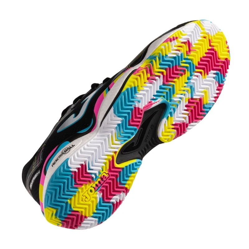 Zapatillas Joma Smash Men 2591 Negro/Multicolor 2025 - Imagen 2