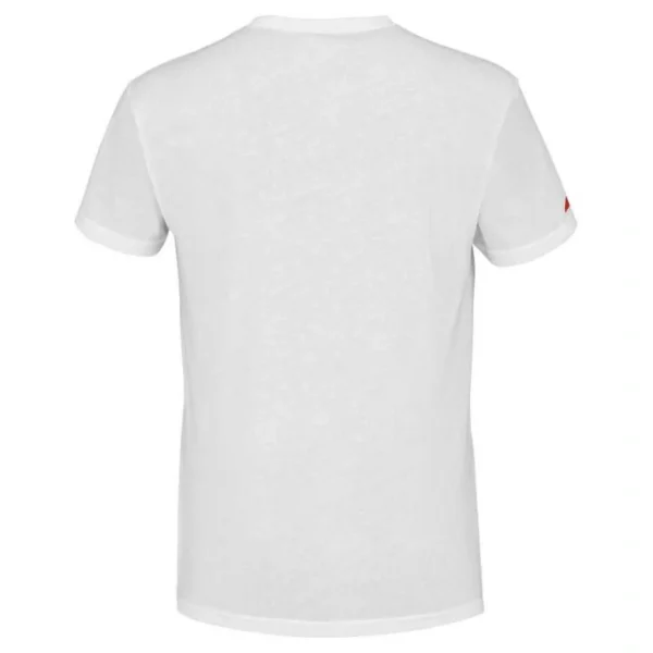 Camiseta Babolat Padel Cotton Neck Tee Men Blanco