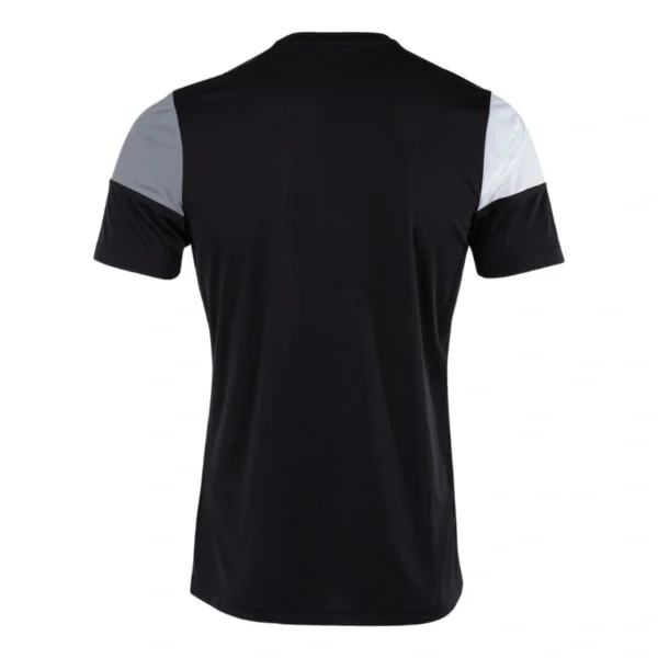 Camiseta Joma Crew V Negro Blanco