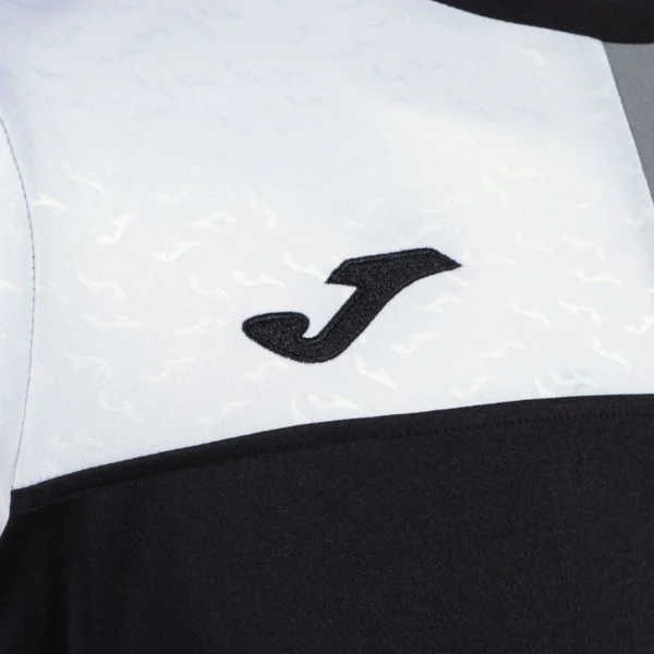 Camiseta Joma Crew V Negro Blanco