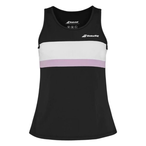 Camiseta Tirantes Babolat Tank Top Negro Mujer