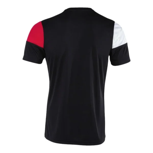Camiseta Joma Crew V Negro Rojo