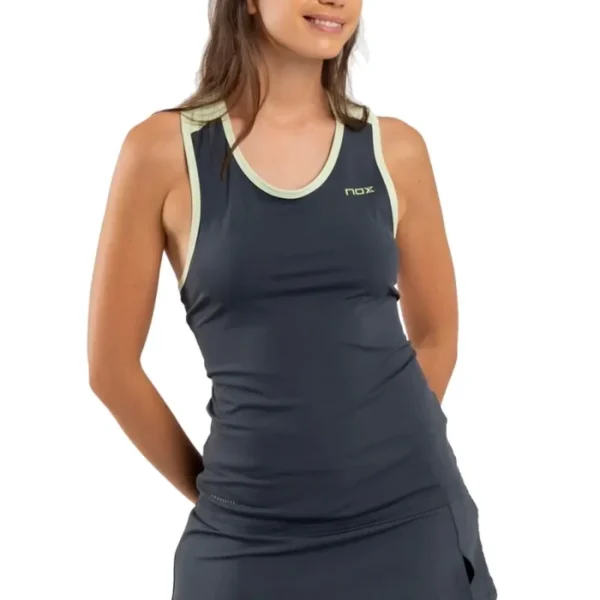 Camiseta Tirantes Nox Pro Charcoal Grey Mujer