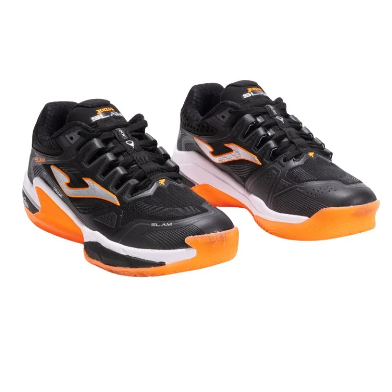 Zapatillas Joma Slam Men 2501 Negro Naranja - Imagen 2