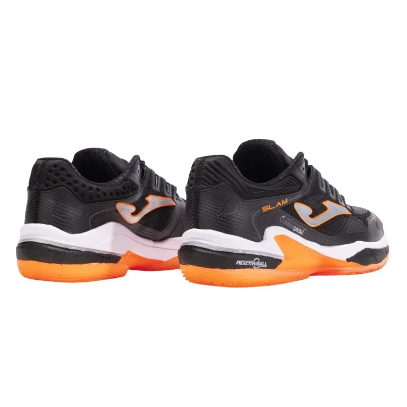 Zapatillas Joma Slam Men 2501 Negro Naranja - Imagen 3