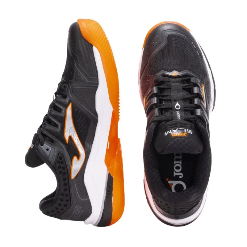 Zapatillas Joma Slam Men 2501 Negro Naranja - Imagen 4