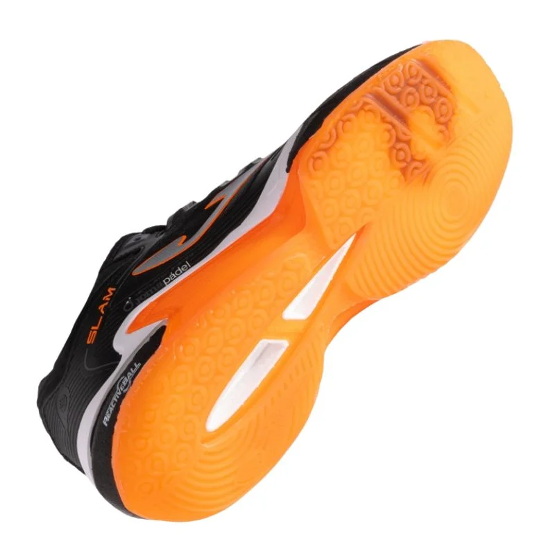 Zapatillas Joma Slam Men 2501 Negro Naranja - Imagen 5