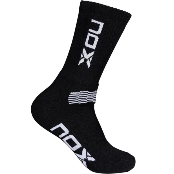Calcetines Medios Nox Negro Blanco - 1 Unidad