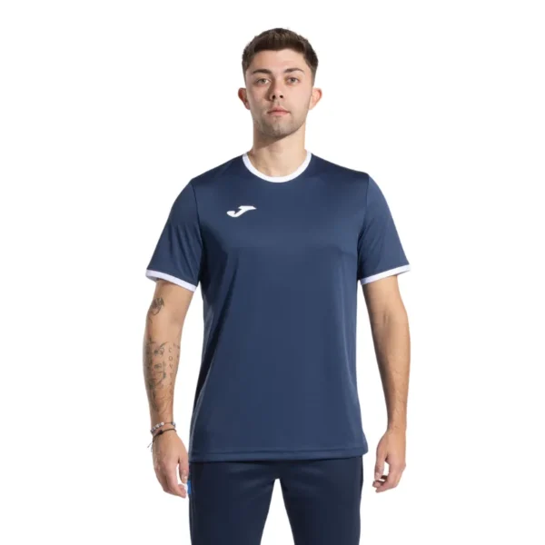 Camiseta Joma Combi Premium Azul Marino Blanco