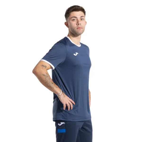 Camiseta Joma Combi Premium Azul Marino Blanco