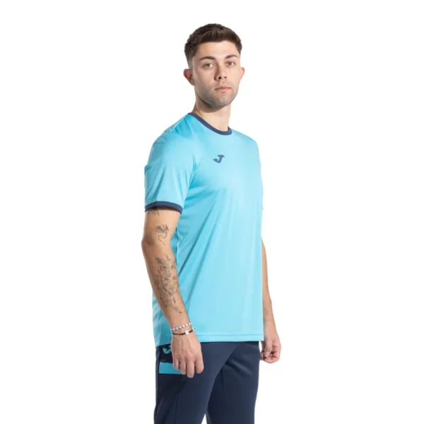Camiseta Joma Combi Premium Turquesa Azul Marino