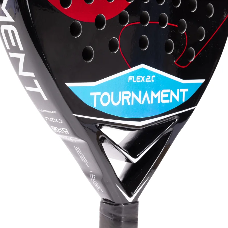 Pala Joma Tournament Flex 2.0 Negro Rojo - Imagen 4