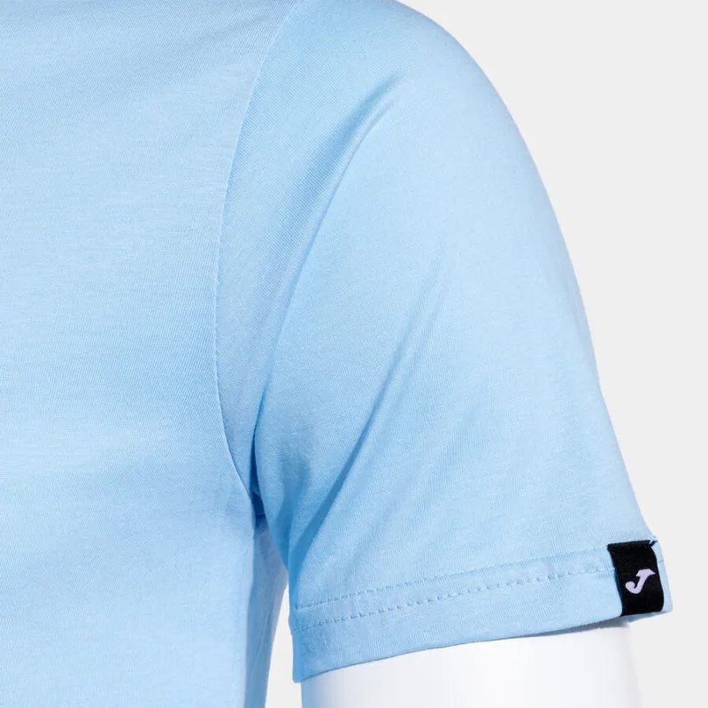 Camiseta Casual Joma Celeste Blanco - Imagen 5
