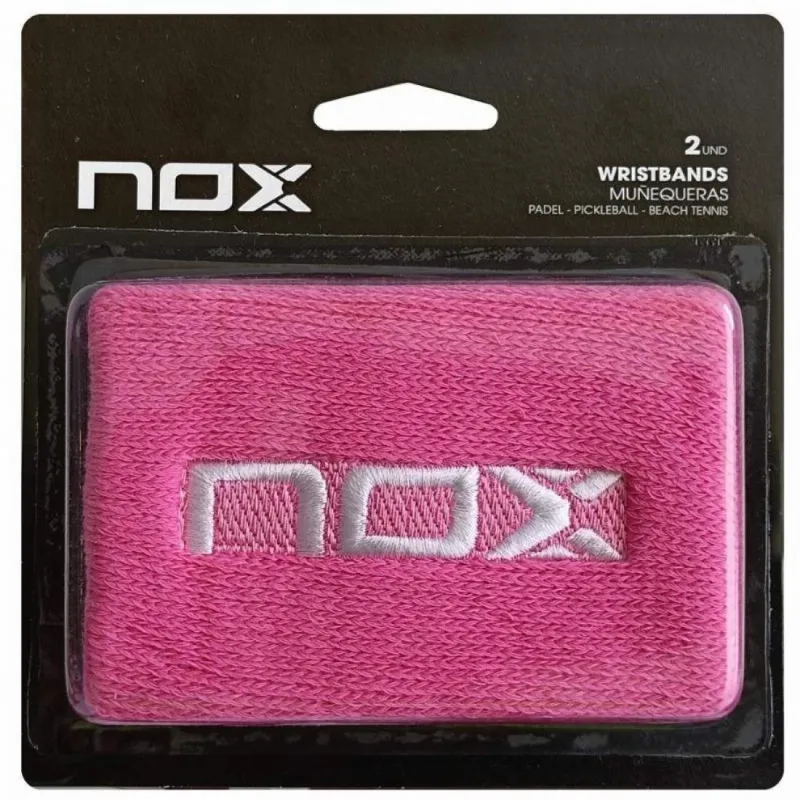 Muñequeras Medias Nox Rosas (2 Unidades)