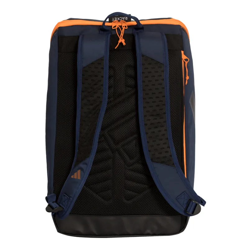 Mochila Adidas Pro Tour Azul Naranja 2026 - Imagen 3
