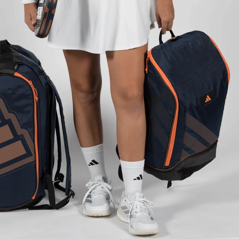 Mochila Adidas Pro Tour Azul Naranja 2026 - Imagen 5