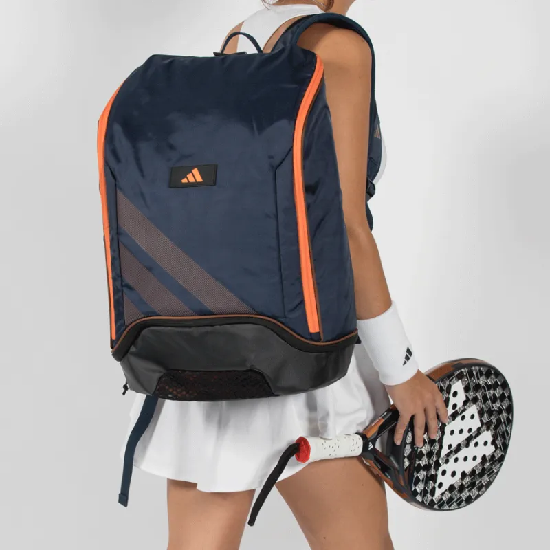 Mochila Adidas Pro Tour Azul Naranja 2026 - Imagen 4
