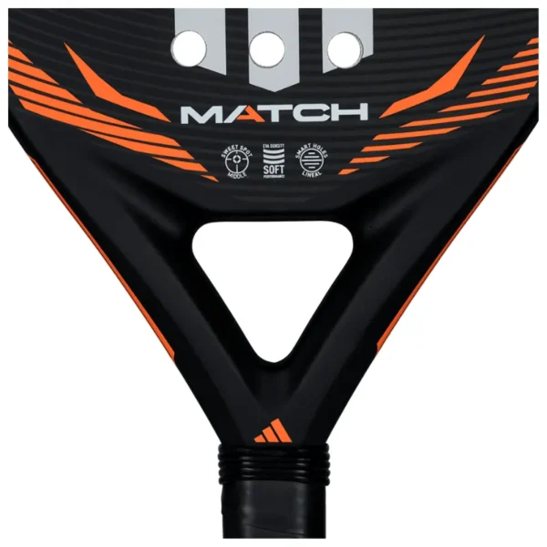 Pala Adidas Match 3.5 Negro Naranja 2026
