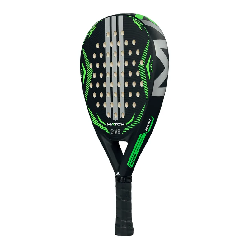 Pala Adidas Match 3.5 Negro Verde Lima 2026 - Imagen 3