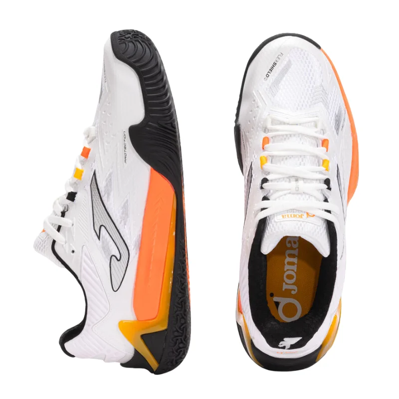 Zapatillas Joma Open Men 2516 Blanco Naranja - Imagen 4