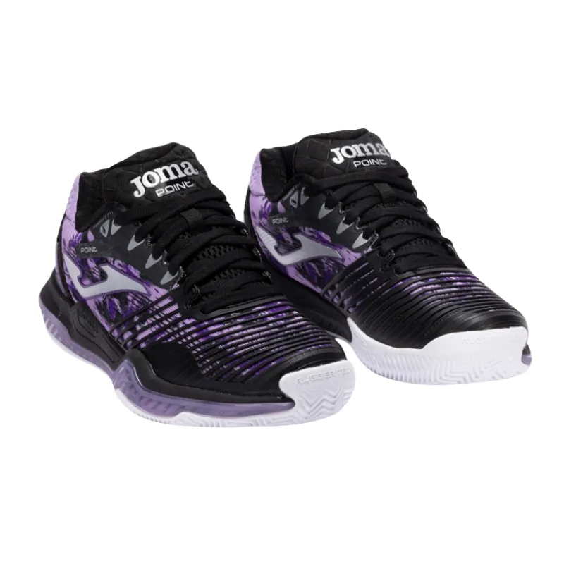 Zapatillas Joma Point Lady 2501 Negro Morado - Imagen 2