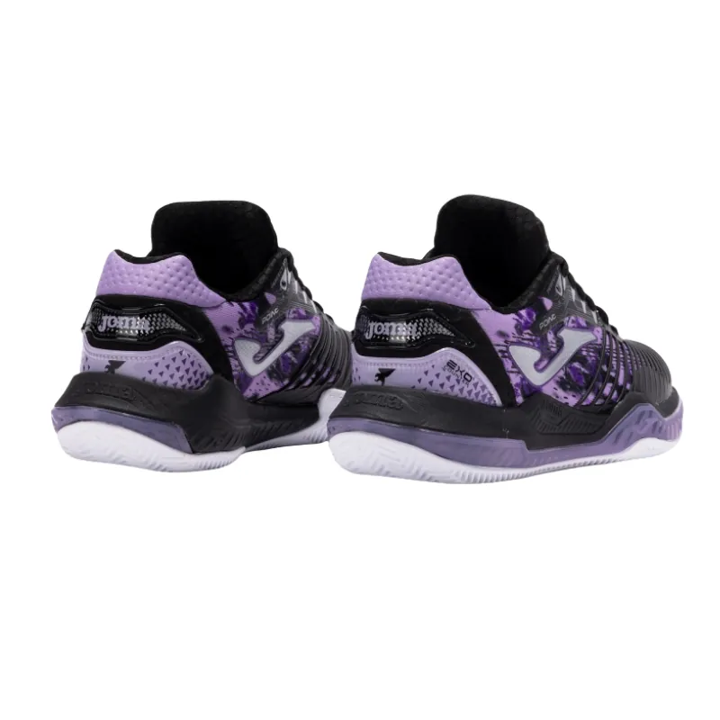 Zapatillas Joma Point Lady 2501 Negro Morado - Imagen 3