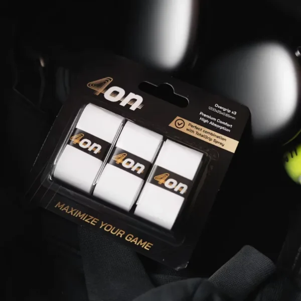 4ON Premium Comfort Overgrip Blanco - 3 Unidades