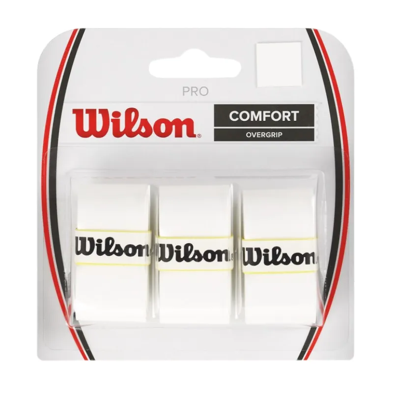 Pack Overgrip Wilson Blanco Pro - 3 Unidades
