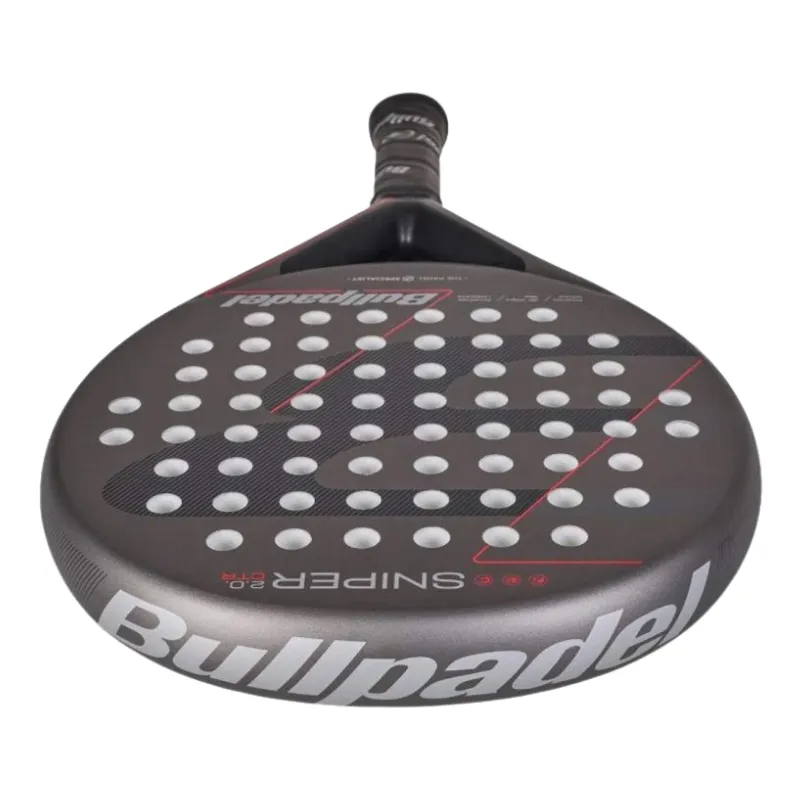 Pala Bullpadel Sniper 2.0 Control Negro Gris 2026 - Imagen 4