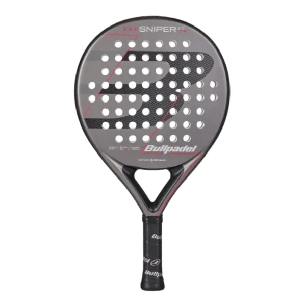 Pala Bullpadel Sniper 2.0 Control Negro Gris 2026