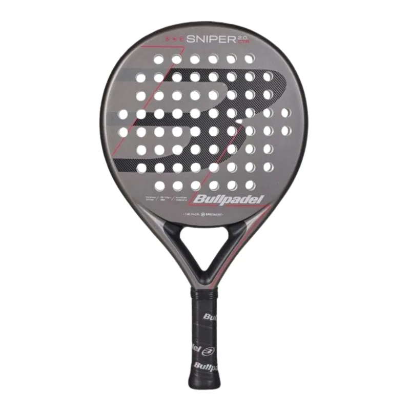 Pala Bullpadel Sniper 2.0 Control Negro Gris 2026