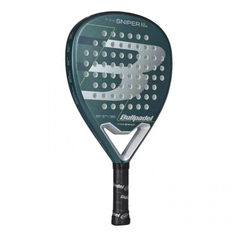 Pala Bullpadel Sniper 2.0 Power Azul Claro 2026 - Imagen 2