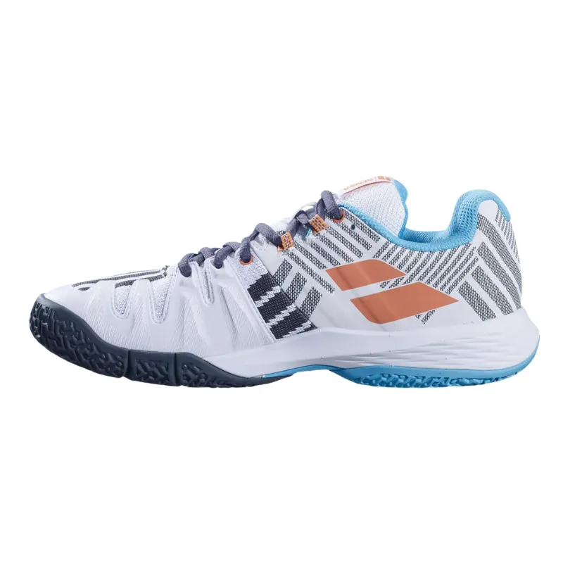 Zapatillas Babolat Sensa Women Blanco Gris Azul - Imagen 2