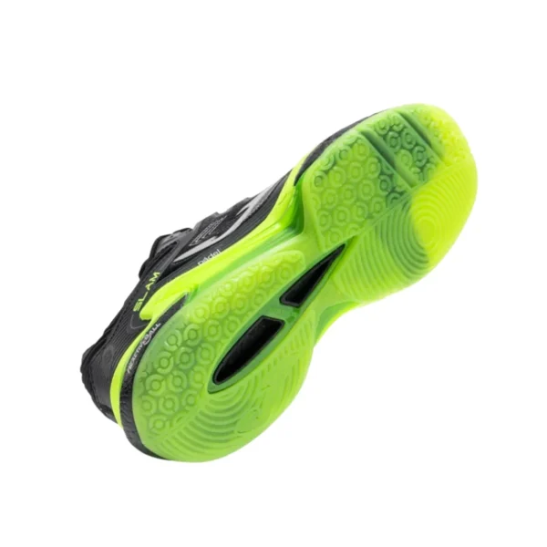 Zapatillas Joma Slam Men 2601 Negro Amarillo Flúor
