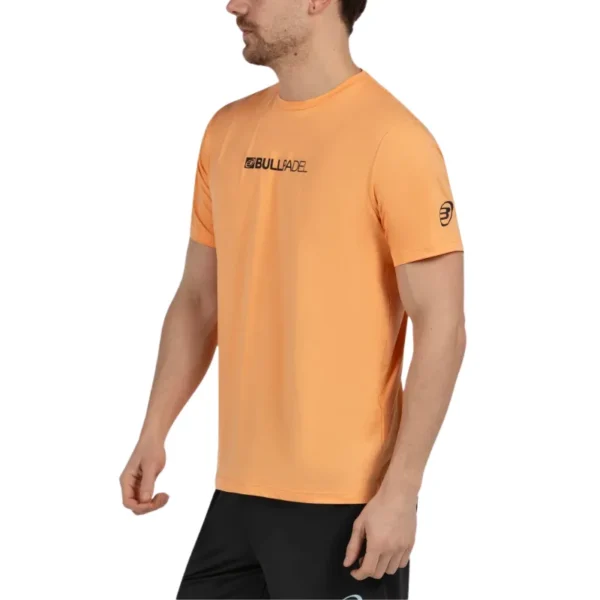 Camiseta Bullpadel Coledil Mandarina Flúor Vigore