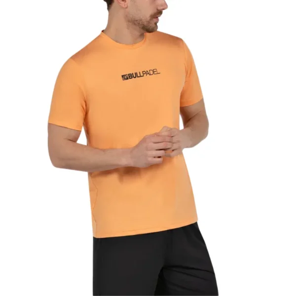 Camiseta Bullpadel Coledil Mandarina Flúor Vigore