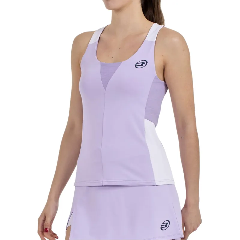 Camiseta Tirantes Bullpadel Porson Lila Mujer - Imagen 2