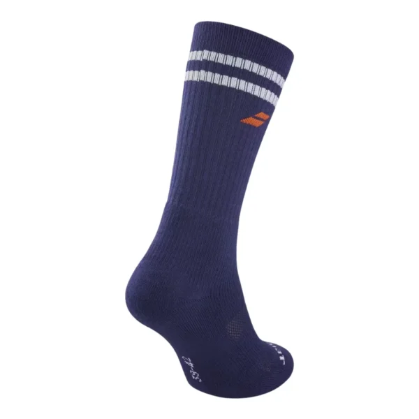 Calcetines Largos Babolat Team Single Azul Marino - 1 Par