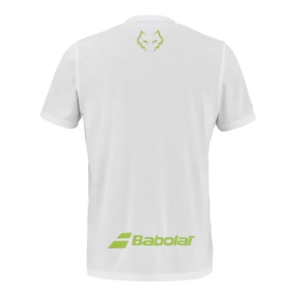 Camiseta Babolat Juan Lebrón Blanco 2026
