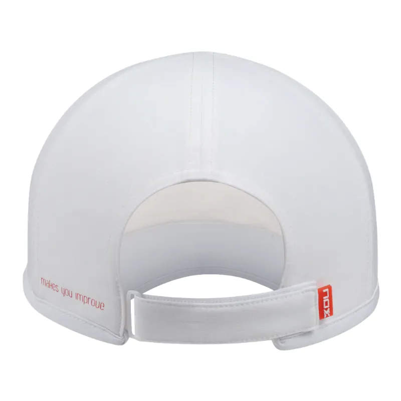 Gorra Nox Blanco Rojo - Imagen 5