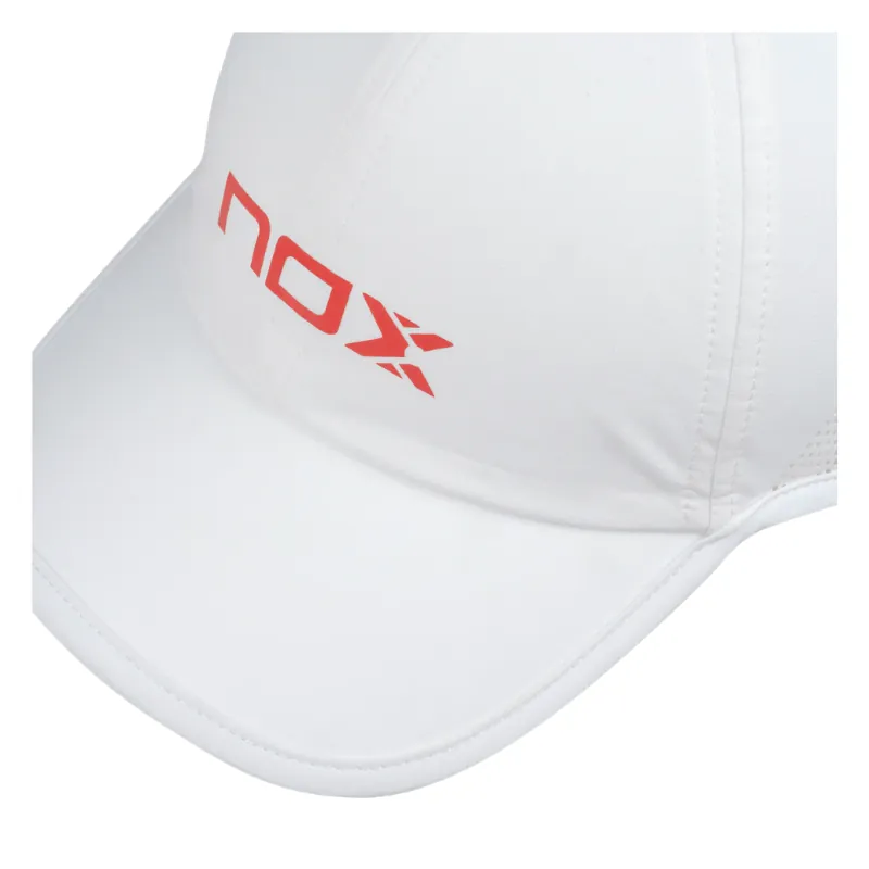 Gorra Nox Blanco Rojo - Imagen 3