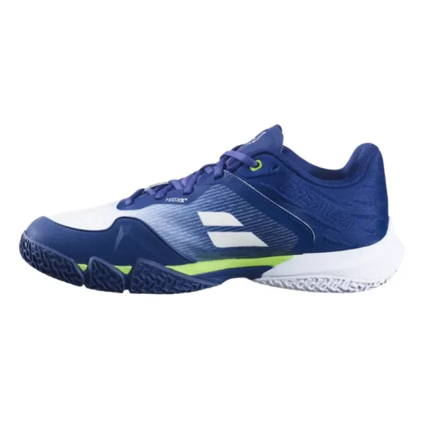Zapatillas Babolat Jet Premura 3 Azul/Verde - Juan Lebrón