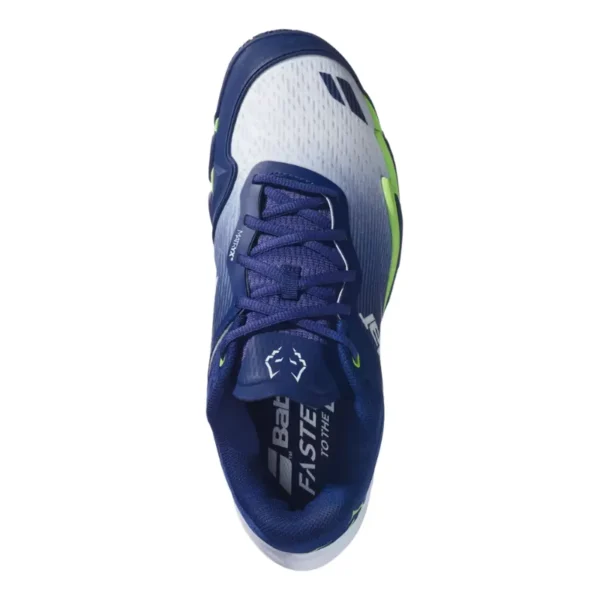 Zapatillas Babolat Jet Premura 3 Azul/Verde - Juan Lebrón