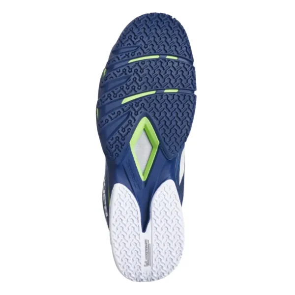 Zapatillas Babolat Jet Premura 3 Azul/Verde - Juan Lebrón