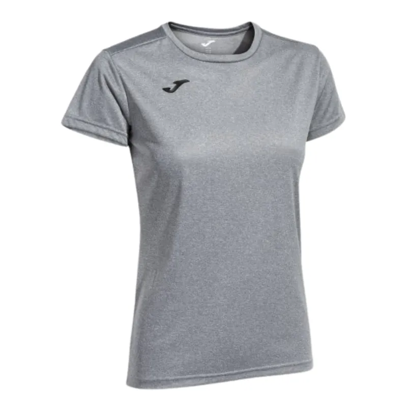 Camiseta Joma Combi Gris Melange Claro Mujer - Imagen 2